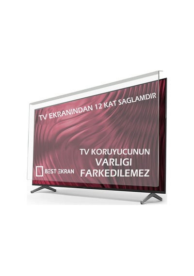 Grundig Uyumlu 55 Gju 7100 Tv Ekran Koruyucu - 55" İnç 139 Cm 55gju7100