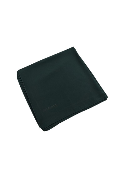 Mim Eşarp Mısırlı Eşarpları Medine Ipeği Büyük Boy Eşarp 110x110 Cm Zümrüt