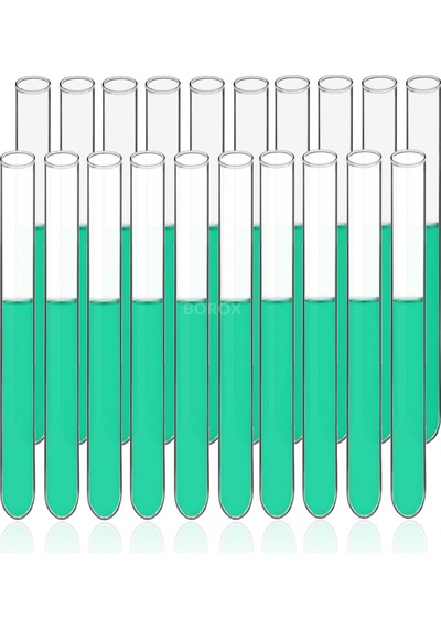 18X180 Mm Deney Tüpü Cam ( Test Tube ) X 20 Adet