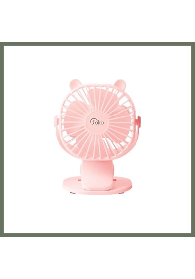 Bezos Joko Js03 Masaüstü Soğutma Fanı - Pembe Bezos1
