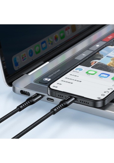 Mcdodo Ca-5641 6w 1 M Usb-c To Usb-c To Bending Reinforced Cable Black