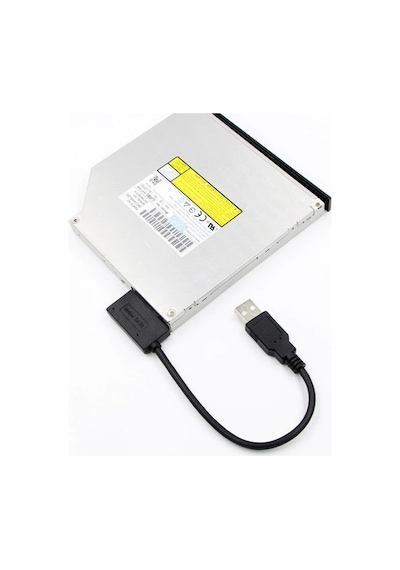 Usb 2.0 To 7+6 13 Pin Sata Laptop Cd/dvd Harici Bağlantı Kablo...