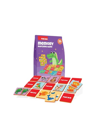 Puedo Memory Hayvanlar Eşleştirme Oyunu 36 Parça Eva Hafıza Oyunu 3+ Eğitici Kart Oyunu