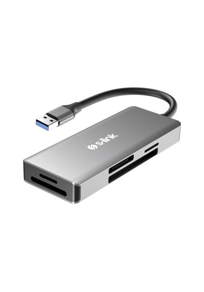 Sl-cr51 Type C Ve Usb3.0 To Cf/sd/m2 Ngff/micro Sd/ms 5 İn 1 Metal Kart Okuyucu