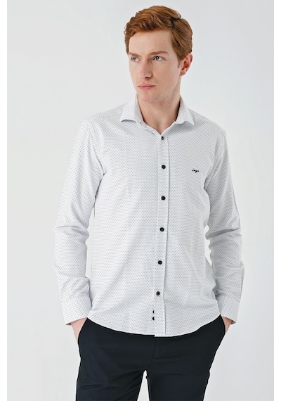 İmza Siyah Uzun Kollu Desenli Armürlü Cepsiz Pamuklu Klasik Slim Fit Dar Kesim Gömlek 1004240189-siyah Siyah İmza Siyah Uzun Kollu Desenli Armürlü Cepsiz Pamuklu Klasik Slim Fit Dar Kesim Gömlek 1004240189-siyah Siyah