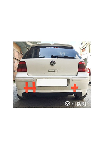 Kit Garaj Volkswagen Golf 4 1997-2003 Arka Ek Plastik Boyasız