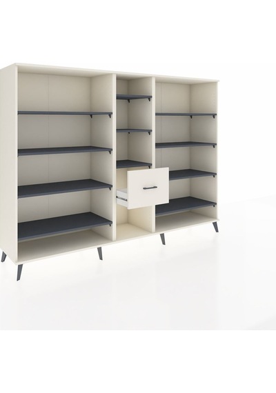 Hyperion Dolap 11 Raflı 3 Çekmeceli 220x44x163 Aytaşı-antrasit/a Aytaşı-antrasit/aytaşı Hyperion Dolap 11 Raflı 3 Çekmeceli 220x44x163 Aytaşı-antrasit/a Aytaşı-antrasit/aytaşı