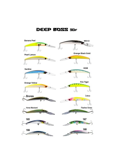 Fujin Deep Boss 90f 9cm Maket Balık 141 Flashes Green