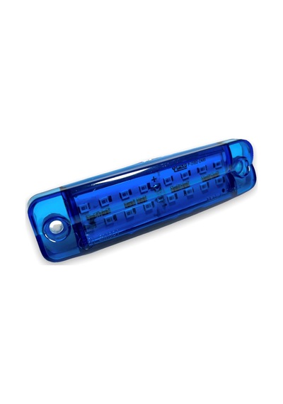 Ahmet Otomotiv 10 Adet Çift Sıra Parmak Led Mavi Renk 10Cm 16 L