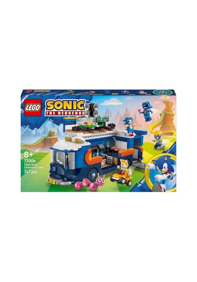 77006 Lego Sonic The Hedgehog Sonic Takımı Komuta Kamyonu 747 Parça +8 Yaş