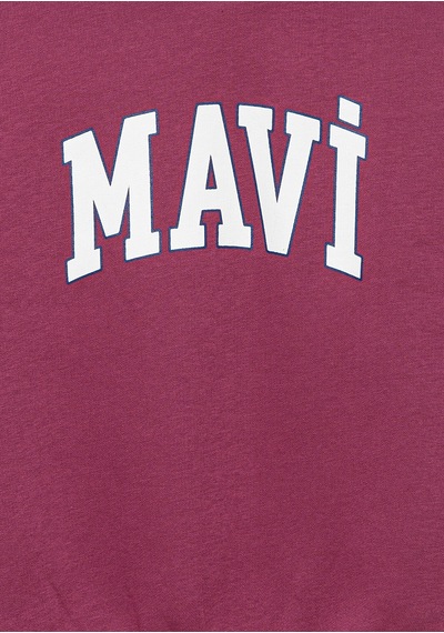 Mavi - Mavi Logo Baskılı Kapüşonlu Mor Sweatshirt 7610035-70651 Mor Mavi - Mavi Logo Baskılı Kapüşonlu Mor Sweatshirt 7610035-70651 Mor