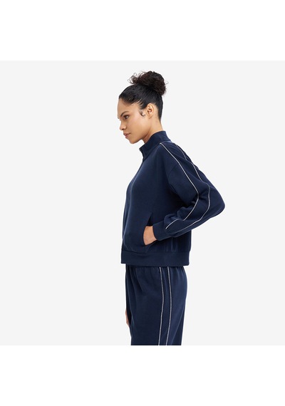 Lescon Lacivert Kadın Fermuarlı Sweatshirt 26n-2113