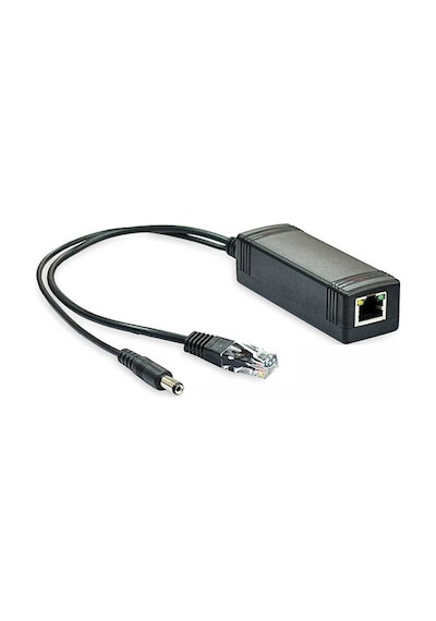 Aktif Poe Enjektör Kablo - Siyah Poe Splitter Poe Converter