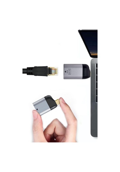 Type-c To Rj45 Gigabit Ethernet Lan Ağ Adaptörü İnternet Dönüştürücü Type-c To Ethernet Rj45