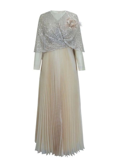 Senna Nelly Dress Bej BEJ