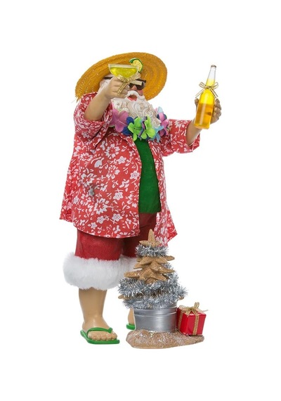 Kurt Adler Fabriche' Beach Baba, 25 Cm, 2 Parça Set