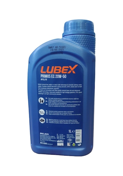 Lubex Primus EC 20W-50 Motor Yağı 1 L