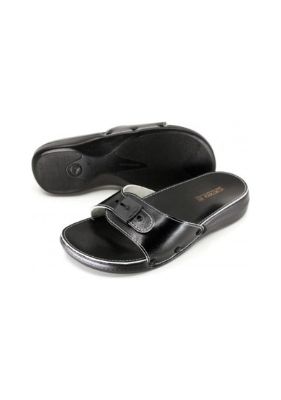 Ceyo 6500 Anatomik Ortopedik Comfort Siyah Kadın Terlik 35-40