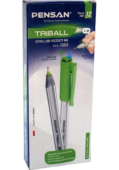 Pensan Triball Tükenmez Kalem 12 Li Renk Seçenekli