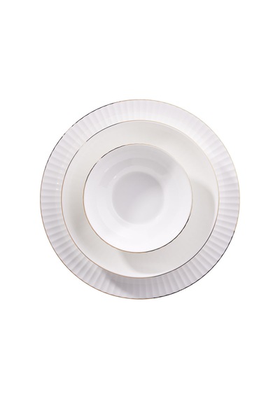Korkmaz Lina Collection 53 Parça Yemek Takımı A8194 Beyaz