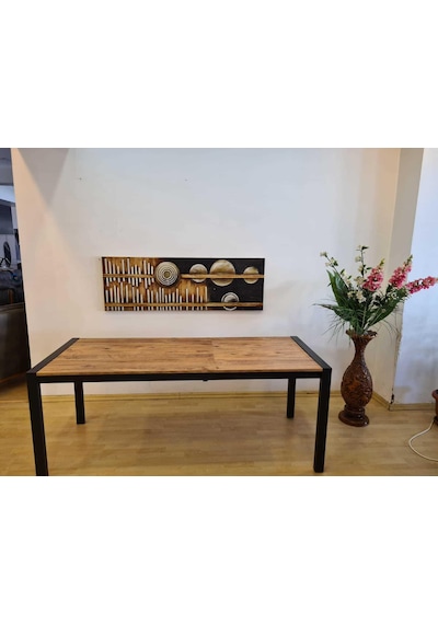 Erezogullari_Mobilya Açılır Yemek Toplantı Masası Ve 4 Ad Bahar Sandalye Takımı 75*120 Erezogullari_Mobilya Açılır Yemek Toplantı Masası Ve 4 Ad Bahar Sandalye Takımı 75*120