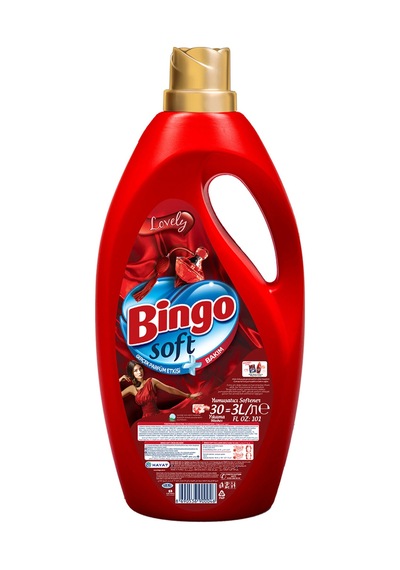 Bingo Soft Yumuşatıcı 3 L Lovely 2 Adet 2'li Set
