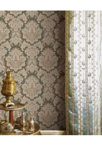 Seven 7807 Zengin Barok Damask Desenli Duvar Kağıdı 16,5m2