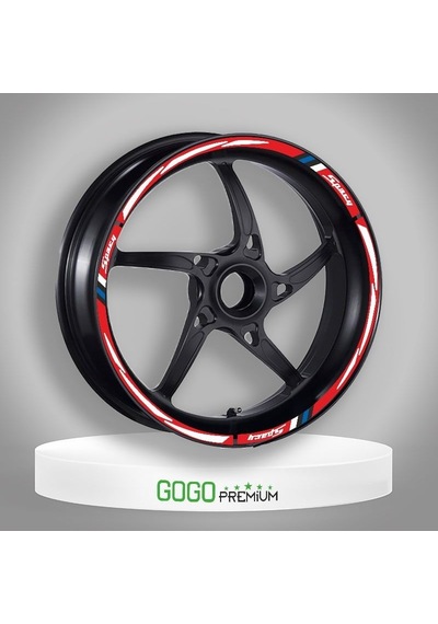 Honda Spacy Uyumlu Kırmızı 1 Set Jant Şeridi