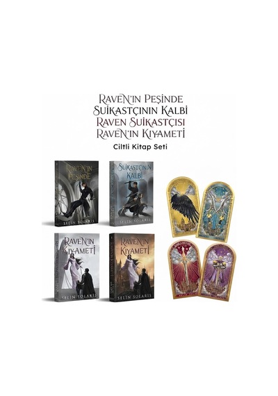 Raven Akademisi Serisi 4 Kitap Raven Suikastçısı + Raven'ın Peşinde + Suikastçının Kalbi + Raven In Kıyameti