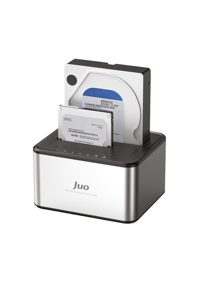 Juo Jhd32 Usb 3.0 Çift Yuvalı 2.5" Ve 3.5" İnç Sata Hdd Ssd Offline Clone Docking Station Klon Fonksiyonlu Disk İstasyonu