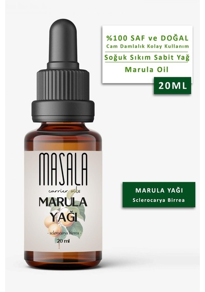 Masala Marula Yağı 20 ML Soğuk Pres Marula Carrier Oil