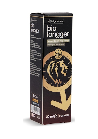 Bio Longger Masaj Bakım Yağı Spreyi 20 Ml