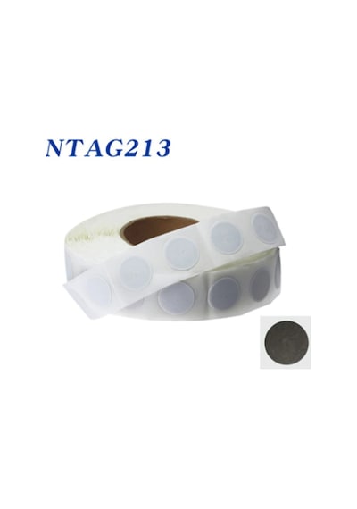 Anti Metal 13.56Mhz Ntag213 Nfc Etiket Programlanabilir Sticker. 10 Adet-40X25Mm Dikdörtgen Etiket