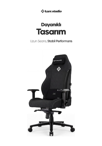 Riftwalker Ergonomik Oyuncu Koltuğu Siyah
