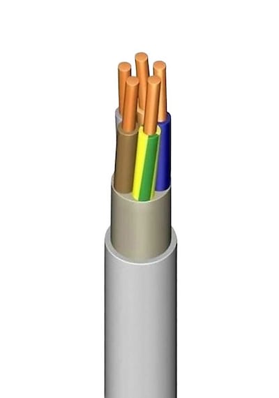 5x6 Mm Tam Bakır Nym Antigron Kablo 1 Metre
