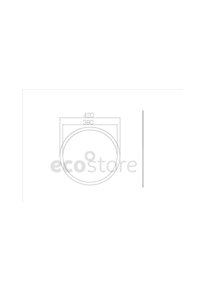 Ege Lux Yuvarlak Dekorlu Çelik Eviye K-38 304 Kalite Paslanmaz