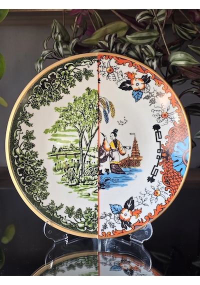 Konyax Hybrıd6 1 Kişilik Pasta Tabağı Çok Renkli