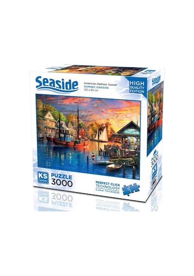 Ks Games 3000 Parça Amerikan Limanında Gün Batımı Puzzle - Dominic Davison