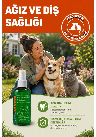 250 Ml Kedi Köpek Göz Kulak Temizleyici Ve Deri/yara Bakım Ürünü