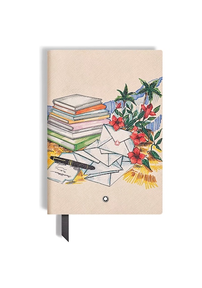 Montblanc The Summer Capsule Sartorial Deri Orta Boy Çizgili Deft Krem