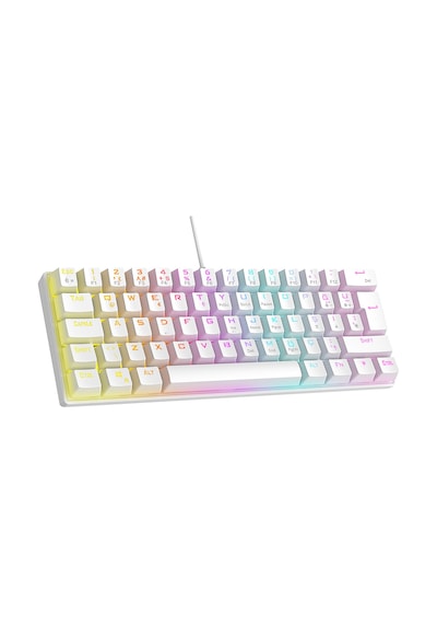 Rampage Plower K60 Blue Switch Kablolu 12 Işık Modlu Mekanik Oyuncu Klavye