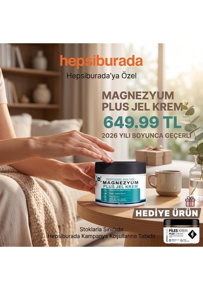 Magnezyum Plus Jel Krem 100 Ml + Piles Krem 100 Gr Hediyesiyle