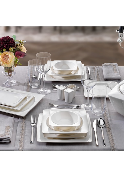 Schafer Glamor Pure Yemek Takım-60 Parça-Platin