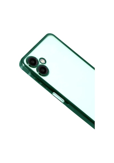 Samsung Galaxy A07 4g Razer Lensli Silikon - Yeşil 0.2M-Çok Renkli