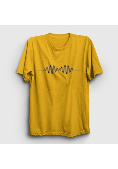 Presmono Unisex Am Arctic Monkeys T-shirt Sarı