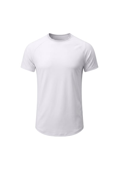 Genius Store 2'li Paket Erkek Spor Tişört Pamuklu Esnek Günlük Kullanıma Uygun Premium Rahat Kalıpt-shirt Siyah - Beyaz