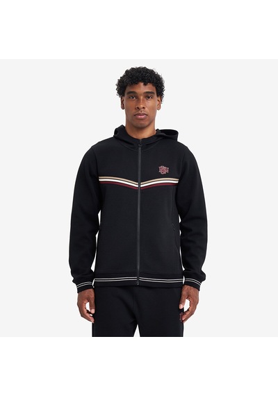 Lescon Siyah Erkek Fermuarlı Kapüşonlu Sweatshirt 26n-1130