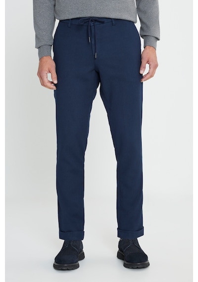 Ac&Co / Altınyıldız Classics Erkek Lacı Slim Fit Dar Kesim Beli Bağlamalı Esnek Pantolon Lacı Lacivert Ac&Co / Altınyıldız Classics Erkek Lacı Slim Fit Dar Kesim Beli Bağlamalı Esnek Pantolon Lacı Lacivert