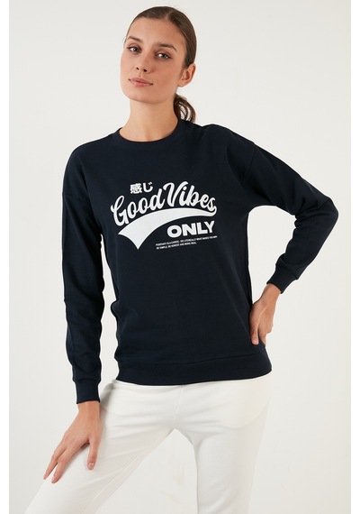 Fashion Friends Bayan Sweat 22K0840K1 LACİVERT