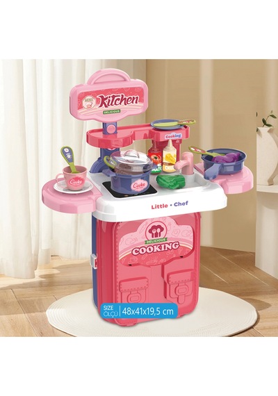 Ogi Mogi Toys Mutfak Oyun Seti 2 Si 1 Arada Taşınabilir Sırt Çantası